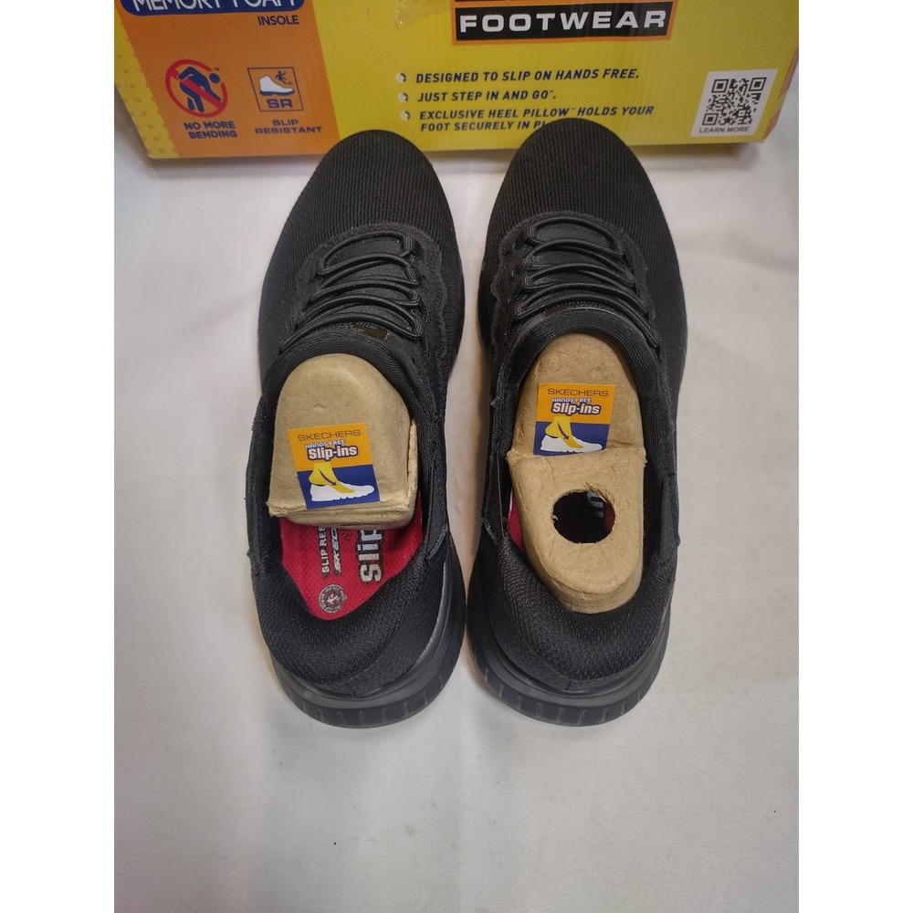 Skechers Work Slip-ins Squad Chaos SR JASUL Black Sneakers Womens 8.5 108194 - Picture 3 of 8